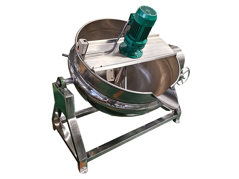 可傾式帶攪拌夾層鍋